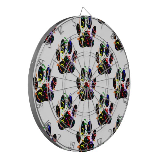 Het patroon van de Druk van de schilderingen Confe Dartbord (Voorkant Links)