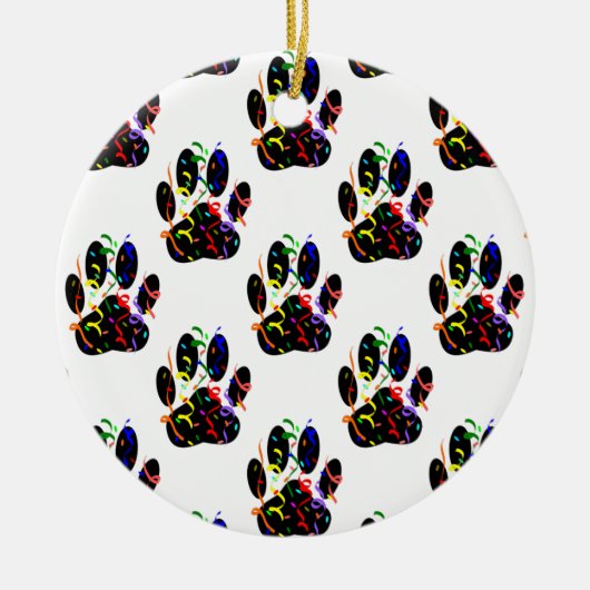 Het patroon van de Druk van de schilderingen Confe Keramisch Ornament (Voorkant)