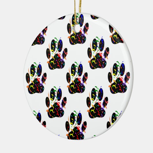 Het patroon van de Druk van de schilderingen Confe Keramisch Ornament (Links)