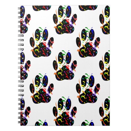 Het patroon van de Druk van de schilderingen Confe Notitieboek (Voorkant)