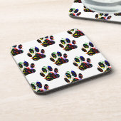 Het patroon van de Druk van de schilderingen Confe Onderzetter (Linkerzijde)