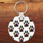 Het patroon van de Druk van de schilderingen Confe Sleutelhanger (Voorkant)