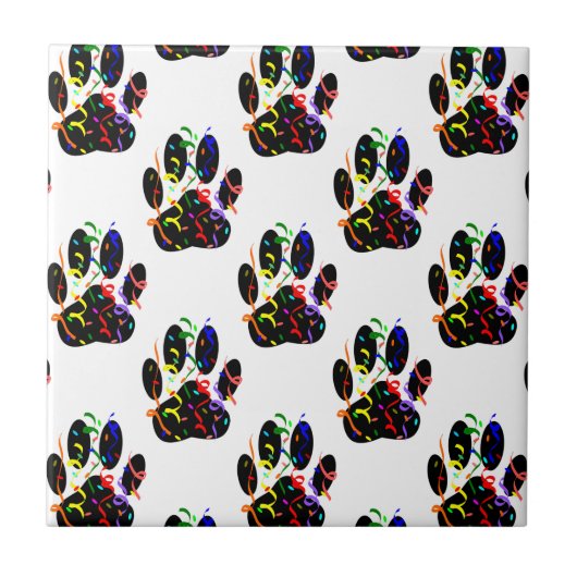 Het patroon van de Druk van de schilderingen Confe Tegeltje (Voorkant)