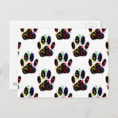 Het patroon van de Druk van de schilderingen Confe Uitnodiging Briefkaart (Voorkant / Achterkant)