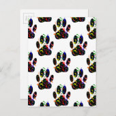 Het patroon van de Druk van de schilderingen Confe Uitnodiging Briefkaart (Voorkant / Achterkant)