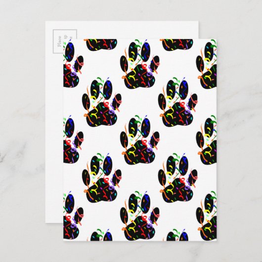 Het patroon van de Druk van de schilderingen Confe Uitnodiging Briefkaart (Voorkant / Achterkant)