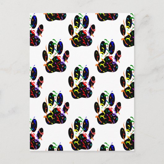 Het patroon van de Druk van de schilderingen Confe Uitnodiging Briefkaart (Voorkant)