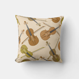 Het Patroon van de Druk van de viool Kussen