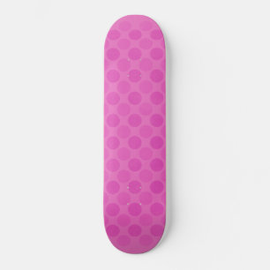 Het patroon van de getande roze cirkels herstellen persoonlijk skateboard