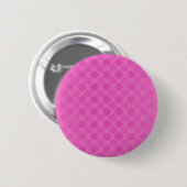Het patroon van de getande roze cirkels herstellen ronde button 5,7 cm (Voorkant /achterkant)