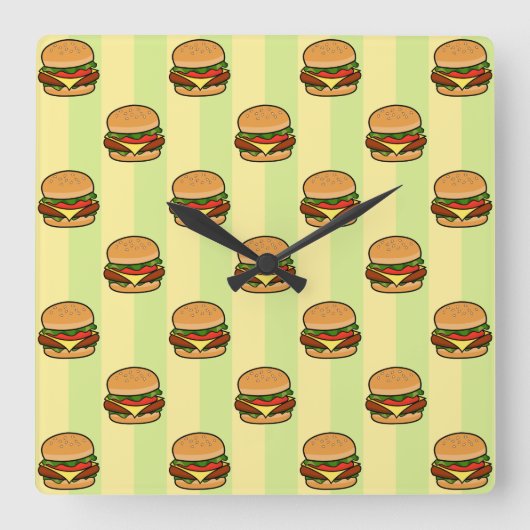 Het Patroon van de hamburger Vierkante Klok (Voorkant)