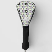 Het Patroon van de Hexagons van de lavenaar en van Golfheadcover (Voorkant)