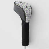 Het Patroon van de Hexagons van de lavenaar en van Golfheadcover (Schuin)