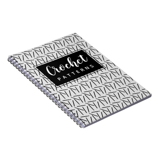 Het patroon van de Hooks van de Hooks Yarn & van d Notitieboek (Rechterzijde)