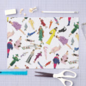 Het  Patroon van de Illustratie van de Mode van de Tissuepapier (Craft)