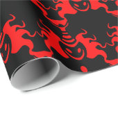 Het patroon van de Interlocking van het Kwaad Cadeaupapier (Rol Hoek)