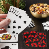 Het patroon van de Interlocking van het Kwaad Pokerkaarten (Insitu)