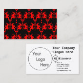 Het patroon van de Interlocking van het Kwaad Visitekaartje (Voorkant / Achterkant)