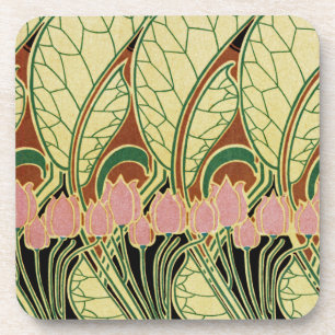 Het patroon van de Jugendstil #1 Drankjes Onderzetter