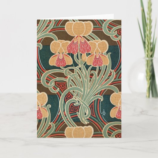 Het Patroon van de Jugendstil #4 in Emporio Moffa Kaart (Voorkant)