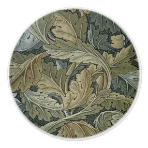 Het patroon van de Jugendstil van William Morris, Keramische Knop
