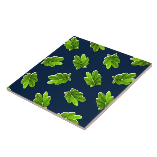 Het Patroon van de Keramische Tile van Tropics Tegeltje (Zijkant)
