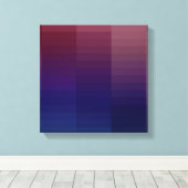 Het Patroon van de Kleur van de gradiënt Canvas Afdruk (Insitu (Houten vloer))