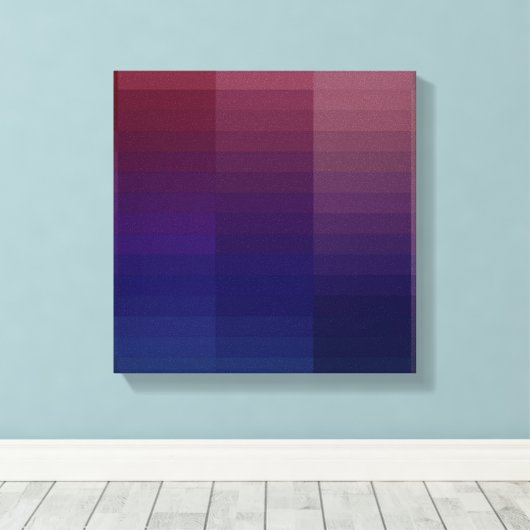 Het Patroon van de Kleur van de gradiënt Canvas Afdruk (Insitu (Houten vloer))