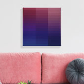 Het Patroon van de Kleur van de gradiënt Canvas Afdruk (Insitu (Woonkamer))