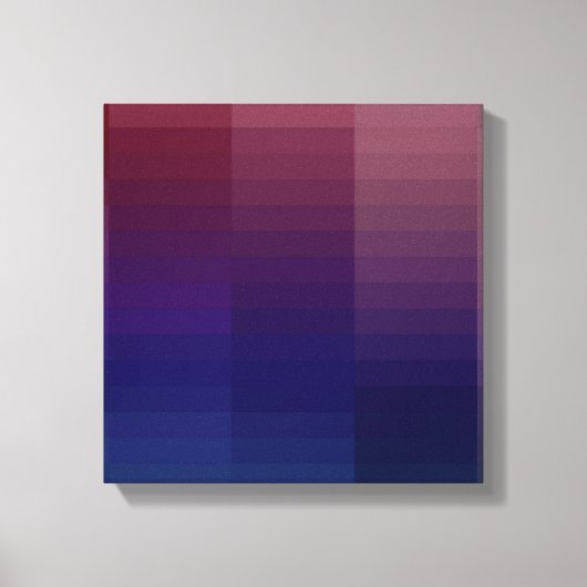 Het Patroon van de Kleur van de gradiënt Canvas Afdruk (Voorkant)