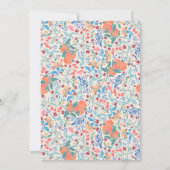 Het patroon van de Koraalvruchten en de Waterverf Kaart (Achterkant)