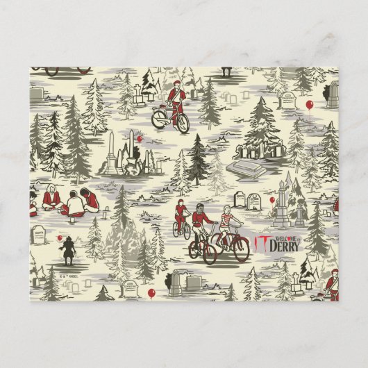 Het patroon van de Losers Club Cemetery Briefkaart (Voorkant)