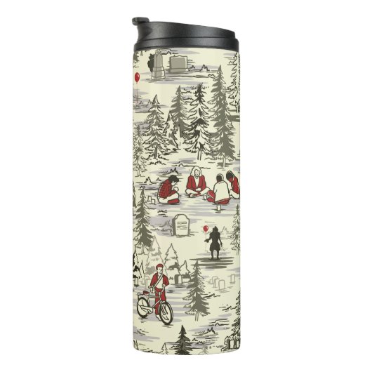 Het patroon van de Losers Club Cemetery Thermosbeker (Geroteerd rechts)