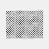 Het patroon van de naaimachines van het Kunstwerk  Fleece Deken (Voorkant (Horizontaal))