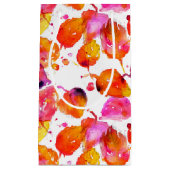 Het patroon van de najaarsbladeren van de waterver klein cadeauzakje (Voorkant)