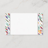 Het Patroon van de Natuur van de Veer Visitekaartje (Achterkant)