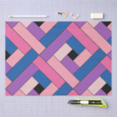 Het Patroon van de rechthoek (ver1) met het Detail Tissuepapier (Craft)