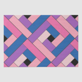 Het Patroon van de rechthoek (ver1) met het Detail Tissuepapier