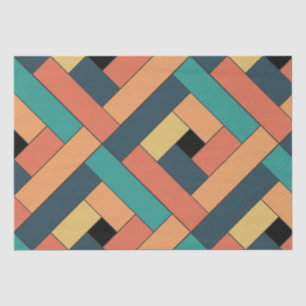 Het Patroon van de rechthoek (ver2) met het Detail Tissuepapier