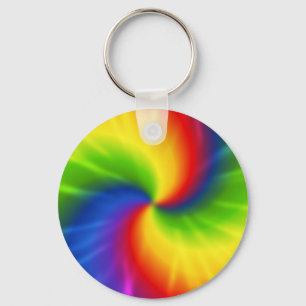 Het Patroon van de Regenboog van de Kleurstof van Sleutelhanger