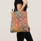 Het patroon van de retroflecterende draaiingen tote bag (Dichtbij)