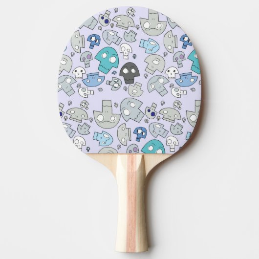 Het Patroon van de schedel Tafeltennisbatje (Voorkant)