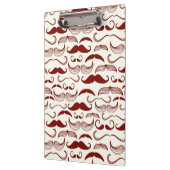 Het patroon van de snor, retro stijl 3 klembord (Links)