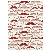 Het patroon van de snor, retro stijl 3 klembord (Achterkant)