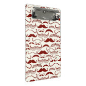 Het patroon van de snor, retro stijl 3 mini klembord (Schuin)