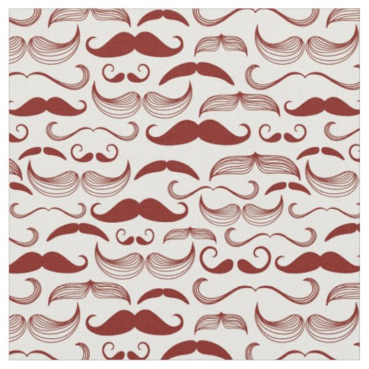 Het patroon van de snor, retro stijl 3 stof (Close Up)