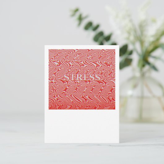 Het Patroon van de spanning Briefkaart (Staand voorkant)