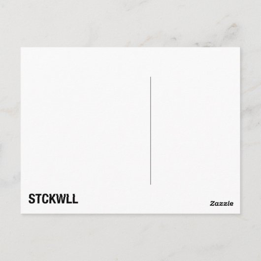 Het Patroon van de spanning Briefkaart (Achterkant)