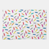 Het patroon van de Spencils van de Regelboog van d Theedoek (Horizontaal)