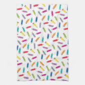 Het patroon van de Spencils van de Regelboog van d Theedoek (Verticaal)